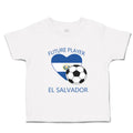 Toddler Clothes Future Soccer Player El Salvador Future Toddler Shirt Cotton