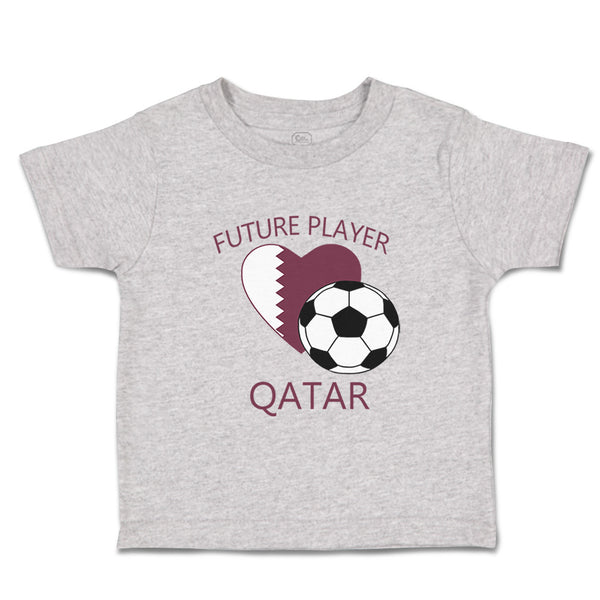 Toddler Clothes Future Soccer Player Qatar Future Toddler Shirt Cotton