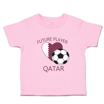 Toddler Clothes Future Soccer Player Qatar Future Toddler Shirt Cotton