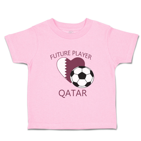 Toddler Clothes Future Soccer Player Qatar Future Toddler Shirt Cotton