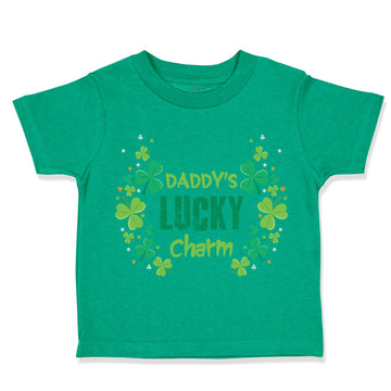 Toddler Clothes Daddy's Lucky Charm St Patrick's Clover Dad Father's Day Cotton