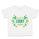 Toddler Clothes Daddy's Lucky Charm St Patrick's Clover Dad Father's Day Cotton