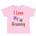 Toddler Clothes I Love My Grammy Grandmother Grandma A Toddler Shirt Cotton