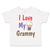 Toddler Clothes I Love My Grammy Grandmother Grandma A Toddler Shirt Cotton