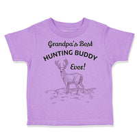 Toddler Clothes Grandpa's Best Hunting Buddy Ever Grandfather Toddler Shirt