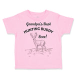 Toddler Clothes Grandpa's Best Hunting Buddy Ever Grandfather Toddler Shirt