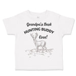 Toddler Clothes Grandpa's Best Hunting Buddy Ever Grandfather Toddler Shirt