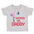 Toddler Clothes Hooked on Daddy Fishing Fisherman Dad Father's Day Toddler Shirt