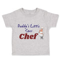 Toddler Clothes Daddy's Little Sous Chef Cooking Dad Father's Day Toddler Shirt