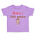 Toddler Clothes Auntie's Little Monkey Aunt Funny Toddler Shirt Cotton