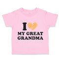 Toddler Clothes I Love My Great Grandma Grandparents A Toddler Shirt Cotton