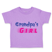 Toddler Girl Clothes Grandpa's Girl Grandpa Grandfather Toddler Shirt Cotton