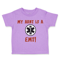 Toddler Clothes My Aunt Is A Emt! Paramedic Toddler Shirt Baby Clothes Cotton