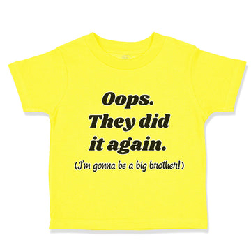 Cute Toddler Clothes Again Gonna Big Brother! Pregnancy Announcement Cotton