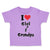 Toddler Clothes I Love My Gigi and Grandpa Grandparents Toddler Shirt Cotton