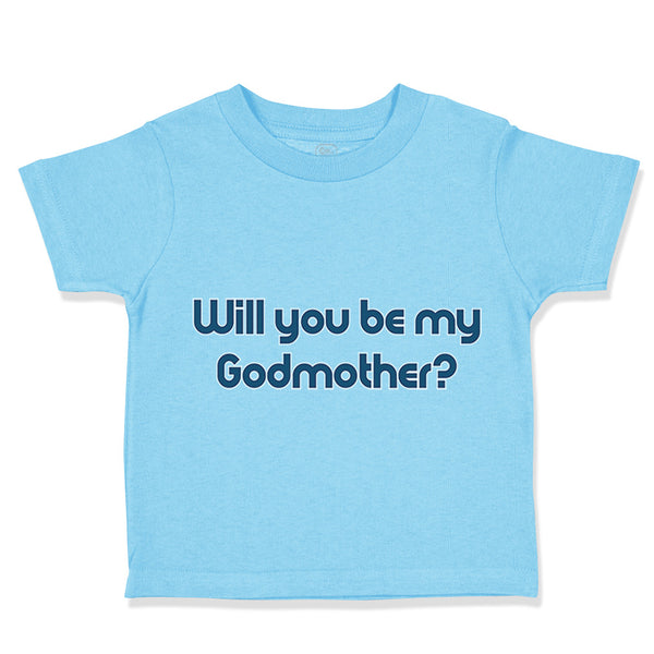 Toddler Clothes Will You Be My Godmother Pregnancy Baby Announcement C Cotton