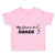 Toddler Clothes My Dad Is The Coach Dad Father's Day Toddler Shirt Cotton