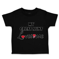 Toddler Clothes My Great Aunt Loves Me Toddler Shirt Baby Clothes Cotton