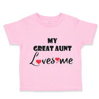 Toddler Clothes My Great Aunt Loves Me Toddler Shirt Baby Clothes Cotton