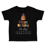Toddler Clothes Happy Birthday to My Grandpa Grandfather Toddler Shirt Cotton