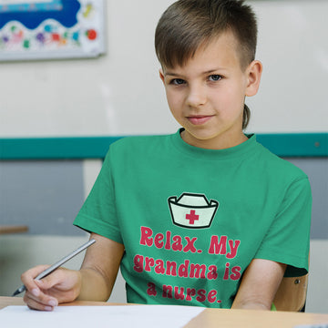 Toddler Clothes Relax. My Grandma Is A Nurse Grandmother Grandma Toddler Shirt