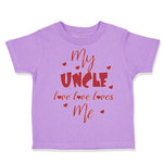 Toddler Clothes My Uncle Love Loves Me A Toddler Shirt Baby Clothes Cotton