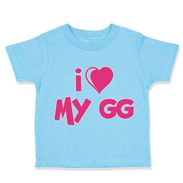 Toddler Clothes I Heart My Gg Grandma Grandmother Toddler Shirt Cotton