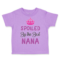 Toddler Girl Clothes Spoiled by The Best Nana Grandmother Grandma Toddler Shirt