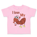 Toddler Clothes I Love My Ant Aunt A Toddler Shirt Baby Clothes Cotton