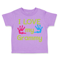 Toddler Clothes I Love My Grammy Grandmother Grandma B Toddler Shirt Cotton