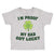 Toddler Clothes I'M Proof My Dad Got Lucky Dad Father's Day Toddler Shirt Cotton