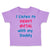 Toddler Clothes I Listen to Heavy Metal with My Daddy Dad Father's Day Cotton
