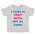 Toddler Clothes I Listen to Heavy Metal with My Daddy Dad Father's Day Cotton