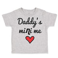 Toddler Clothes Daddy's Mini Me Dad Father Humor Funny Gag Toddler Shirt Cotton