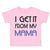 Toddler Clothes I Get It from My Mama Mom Mothers Day Toddler Shirt Cotton