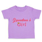 Toddler Girl Clothes Grandma's Girl Grandmother Grandma Toddler Shirt Cotton