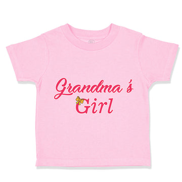 Toddler Girl Clothes Grandma's Girl Grandmother Grandma Toddler Shirt Cotton