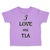 Toddler Clothes I Love Mi Tia Aunt Toddler Shirt Baby Clothes Cotton
