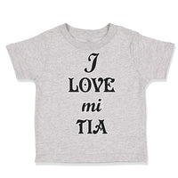 Toddler Clothes I Love Mi Tia Aunt Toddler Shirt Baby Clothes Cotton