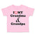 Toddler Clothes I Love My Grandma and Grandpa Grandparents B Toddler Shirt