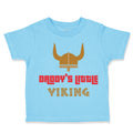 Toddler Clothes Daddy's Little Viking Valhalla Dad Father's Day Toddler Shirt