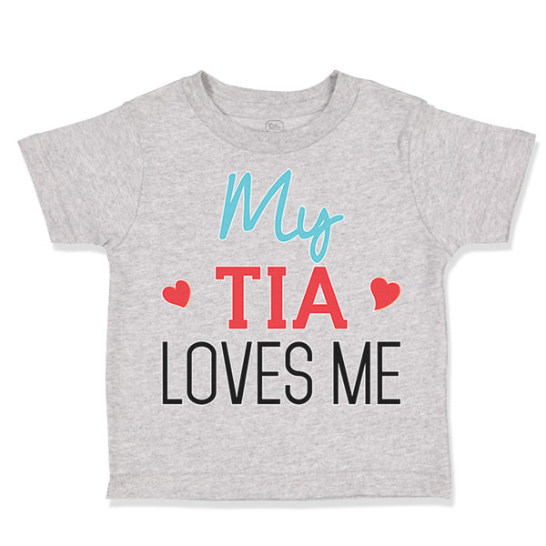 Toddler Clothes My Tia Loves Me Toddler Shirt Baby Clothes Cotton