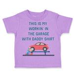 Toddler Clothes This My Working Garage Daddy Shirt Dad Father's Day Cotton