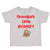 Toddler Clothes Grandpa's Little Monkey Grandpa Grandfather Toddler Shirt Cotton