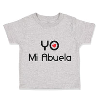 Toddler Clothes Yo Amo Mi Abuela Grandmother Grandma Toddler Shirt Cotton
