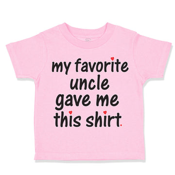 Toddler Clothes My Favorite Uncle Game Me This Shirt Toddler Shirt Cotton