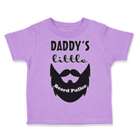 Toddler Clothes Daddy's Little Beard Puller B Dad Father's Day Funny Cotton