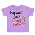 Toddler Clothes Papaw's Fishing Buddy Grandpa Grandfather Dad Father's Cotton