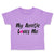 Toddler Clothes My Auntie Loves Me Aunt Funny Style F Toddler Shirt Cotton