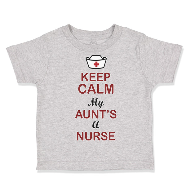 Toddler Clothes Keep Calm My Aunt Is A Nurse Toddler Shirt Baby Clothes Cotton